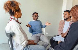 During a 12-Step Therapy Program